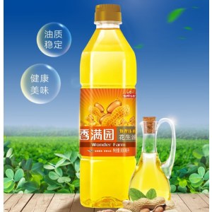 香满园物理压榨花生油900ml