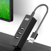 宏碁（acer）USB分线器 高速4口HUB集线器扩展 笔记本台式电脑手机一拖四多接口延长线转换器