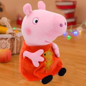 小猪佩奇（Peppa Pig）儿童毛绒玩具娃娃公仔国庆节礼物送男孩女孩女友生日礼物系列大号30cm佩奇绣熊