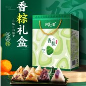 阳茗一世粽子礼盒香粽900g 6味6粽全素粽甜粽 含蜜枣豆沙粽 端午节福利 香粽