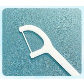 屈臣氏 圆线护理牙线棒50支X12盒 清洁齿缝超细便捷量贩装家庭装牙签